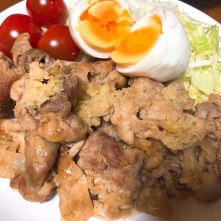 卵トッピング✩.*˚つゆだくしょうが焼き